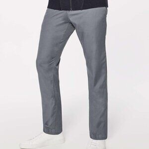 Lululemon Gray Commission Pants Classic Qwick Chino Size 34 x 30